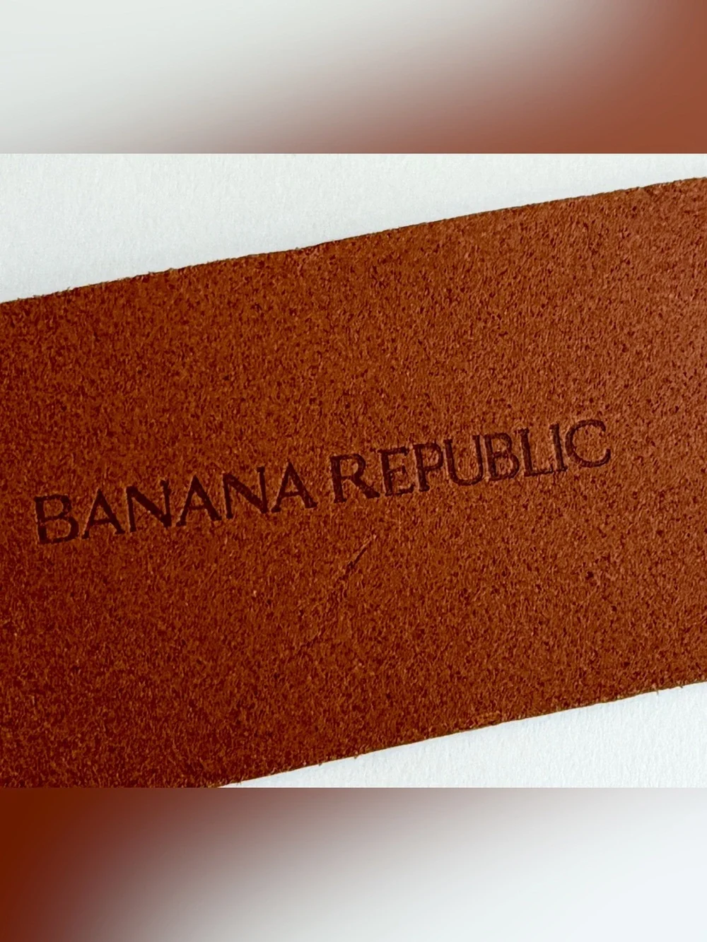 Wide Banana Republic Brown Belt Made in Italy